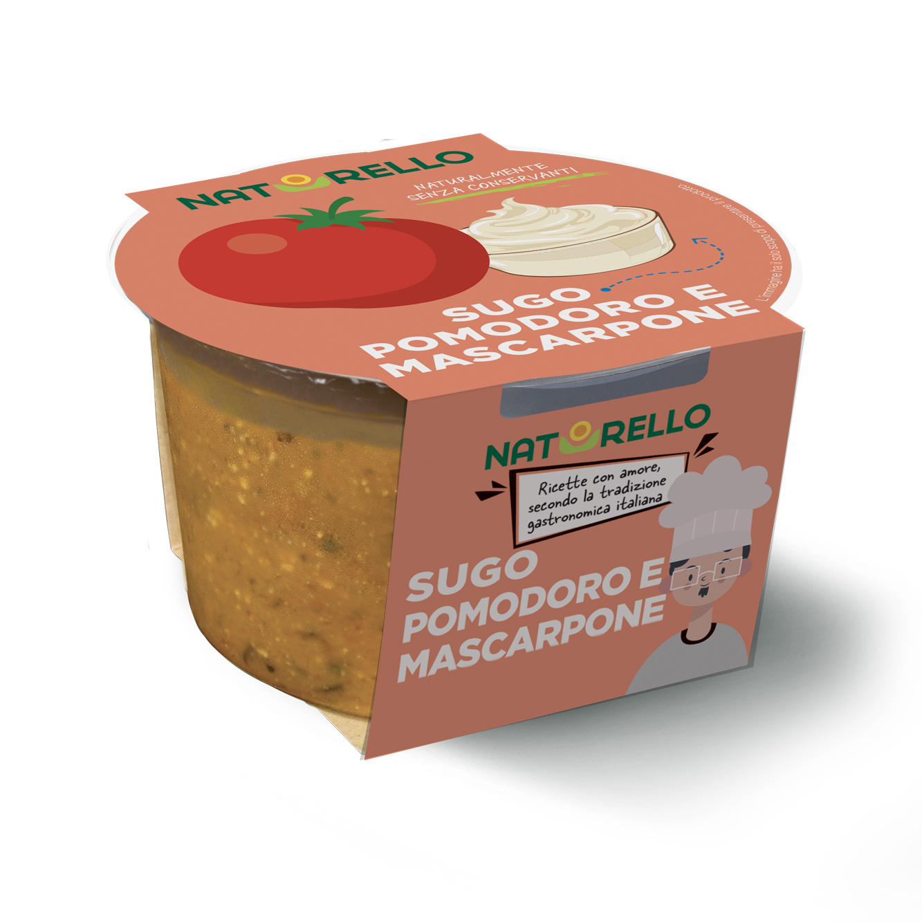 Sugo pomodoro e mascarpone